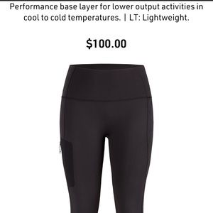 Arcteryx Rho LT Bottom
